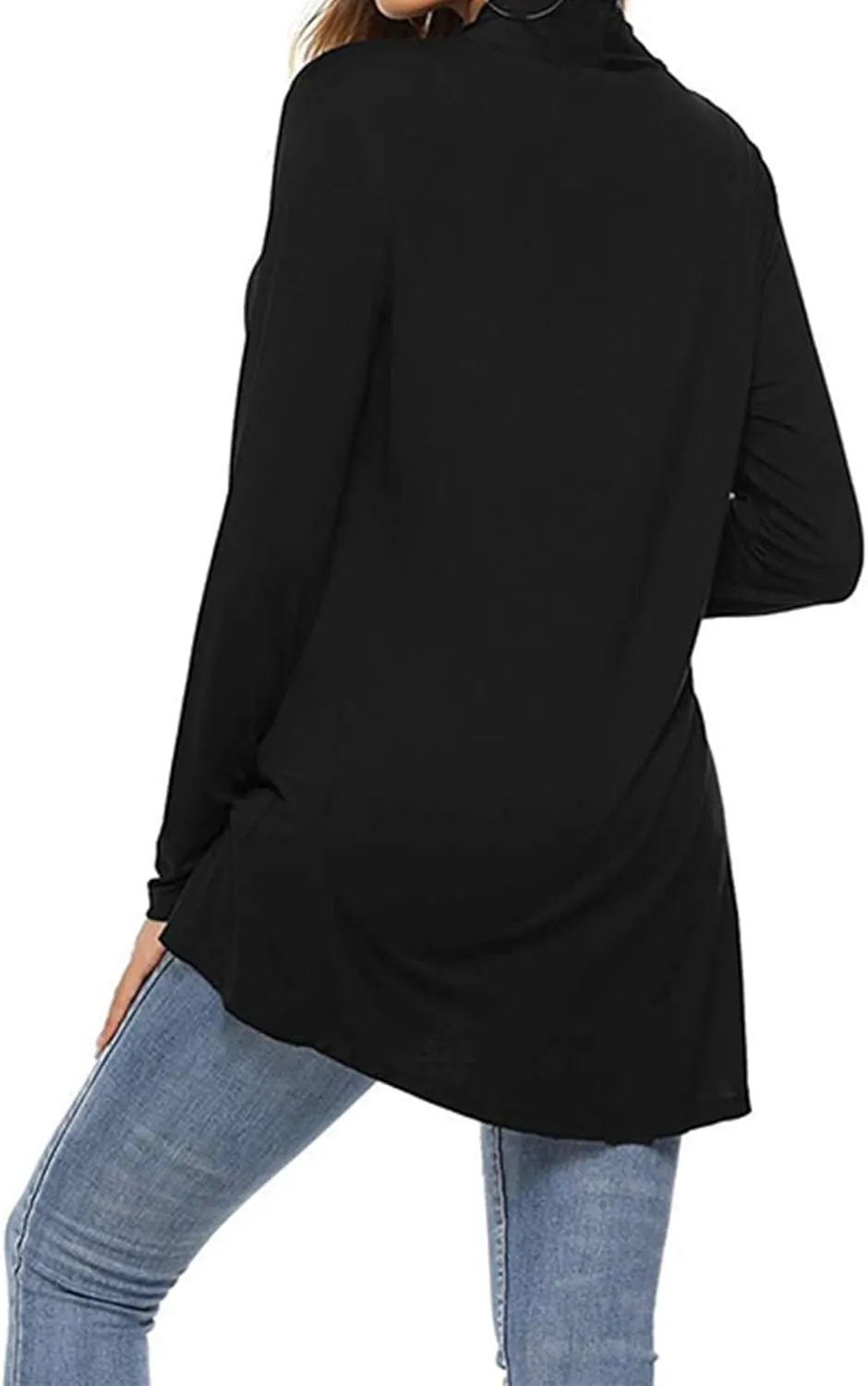 2023 Cardigans for Women Loose Casual Long Sleeved Open Front Cardigan Sweater Fall Lightweight Breathable Coats Jackets