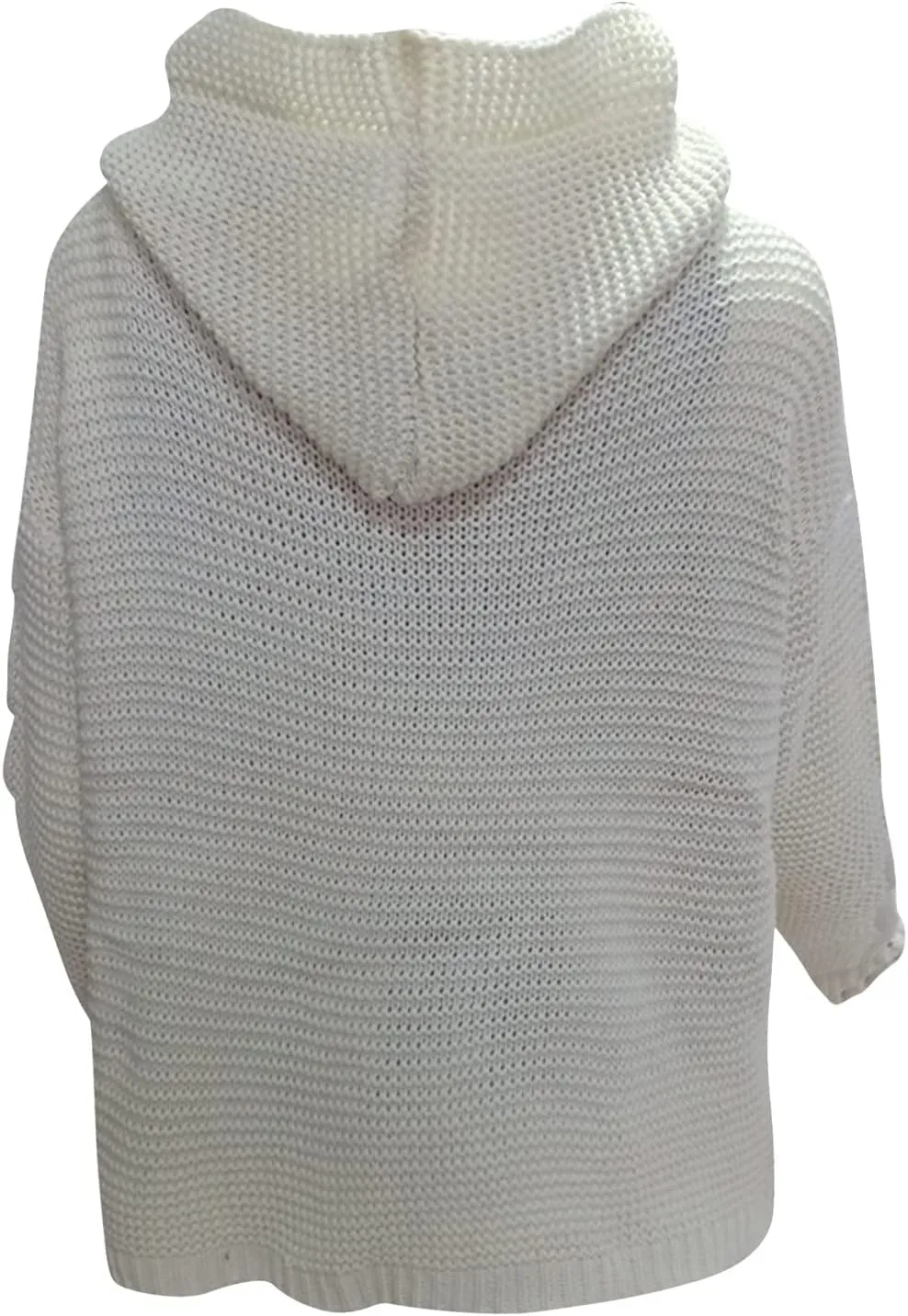 2023 Fall Winter Women's Open Front Oversized Lantern Sleeve Cardigan Outwear Chunky Knit Sweater Fashion Casual Coats