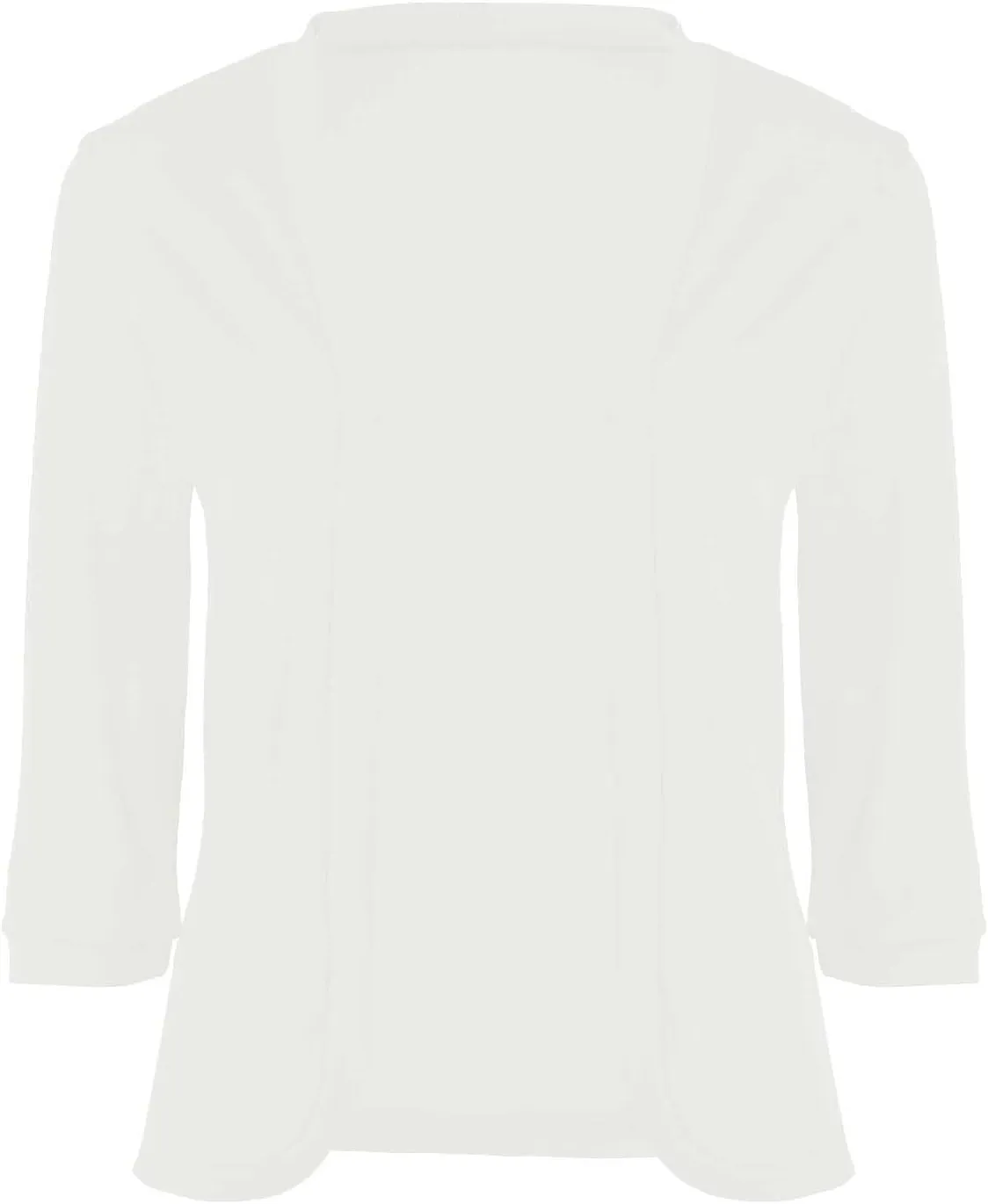 2023 Women's Casual Lightweight Coat Short Open Front Cardigans Soft Draped Ruffles 3/4 Sleeve Cardigan Fall Soft Kimono