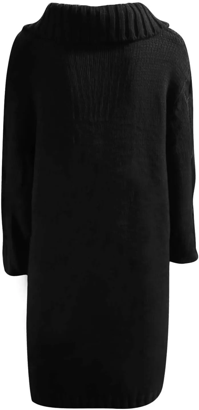2023 Women's Long Sleeve Cardigans Cable Knit Sweater Open Front Cardigan Sweaters Button Loose Outerwear Winter Coat Jacket