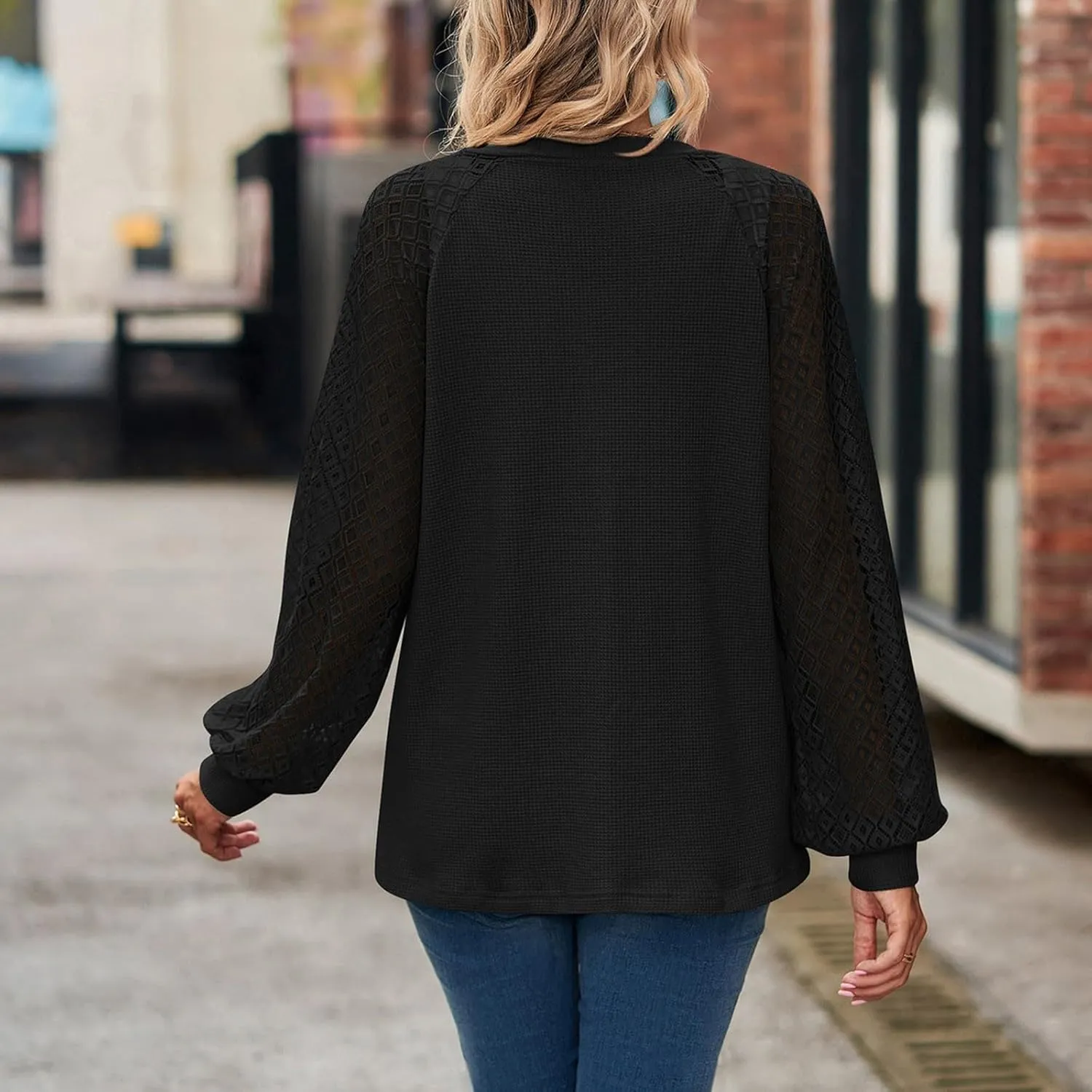 2023 Womens Sweater Cardigan Cropped Shrugs for Dresses Tops Button Down Lightweight Soft Coat Fall Lace Sleeve Cardigans