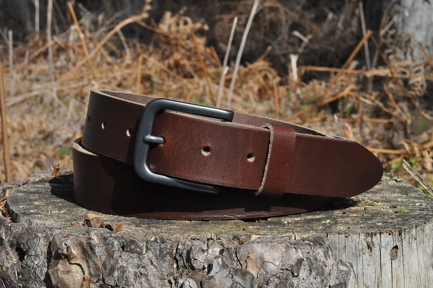 Ashford Ridge 34mm (1.25") Full Hide Leather Belt - Made in England