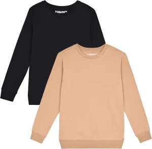 Boys Sweatshirts for Kids Crew Neck Sweater | 2 Pack and 3 Pack Fleece Sweatshirts for Boys