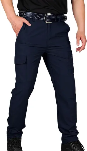 Cargo Pants for Men Relaxed Fit Ripstop Work Cargo Pants Stretch Hiking Pant Multi Pockets Outdoor