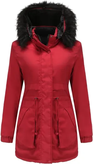 Coats For Women Winter Light Down Full Zip Puffer Jacket Plus Size Long Sleeve Padded Parka Jackets With Pocket