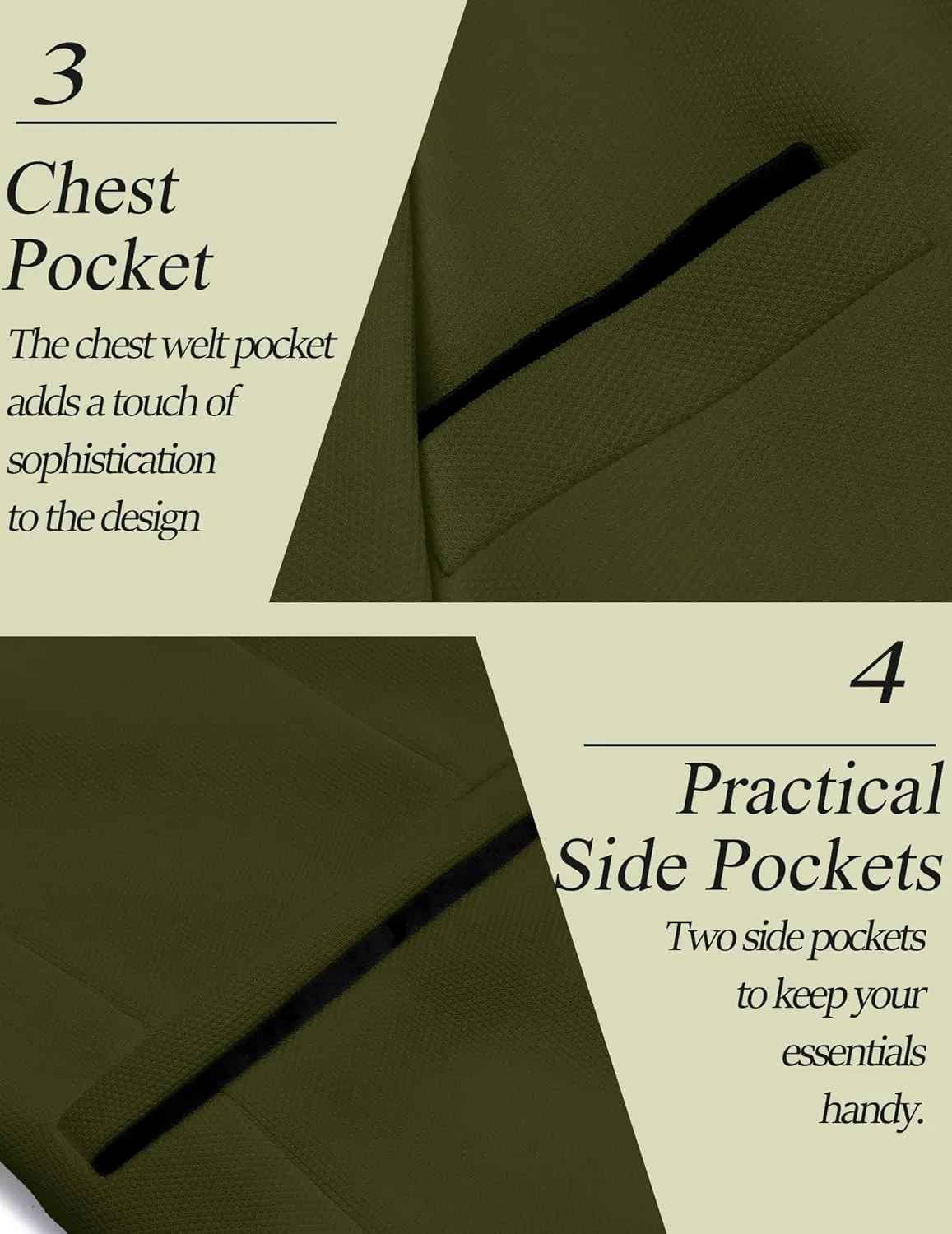 COOFANDY Men's Casual Blazer Jacket Slim Fit Sports Coat Business Suit Jackets One Button