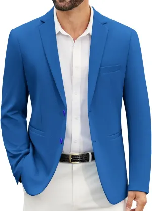 COOFANDY Men's Casual Blazer Slim Fit Suit Jackets Two Button Lightweight Knit Sport Coat