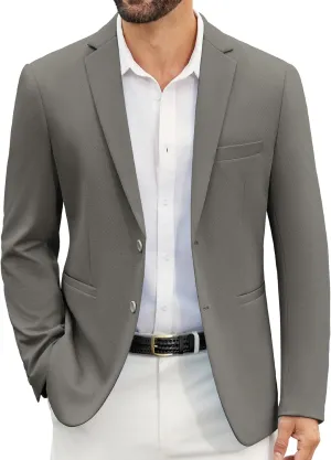 COOFANDY Men's Casual Blazer Slim Fit Suit Jackets Two Button Lightweight Knit Sport Coat