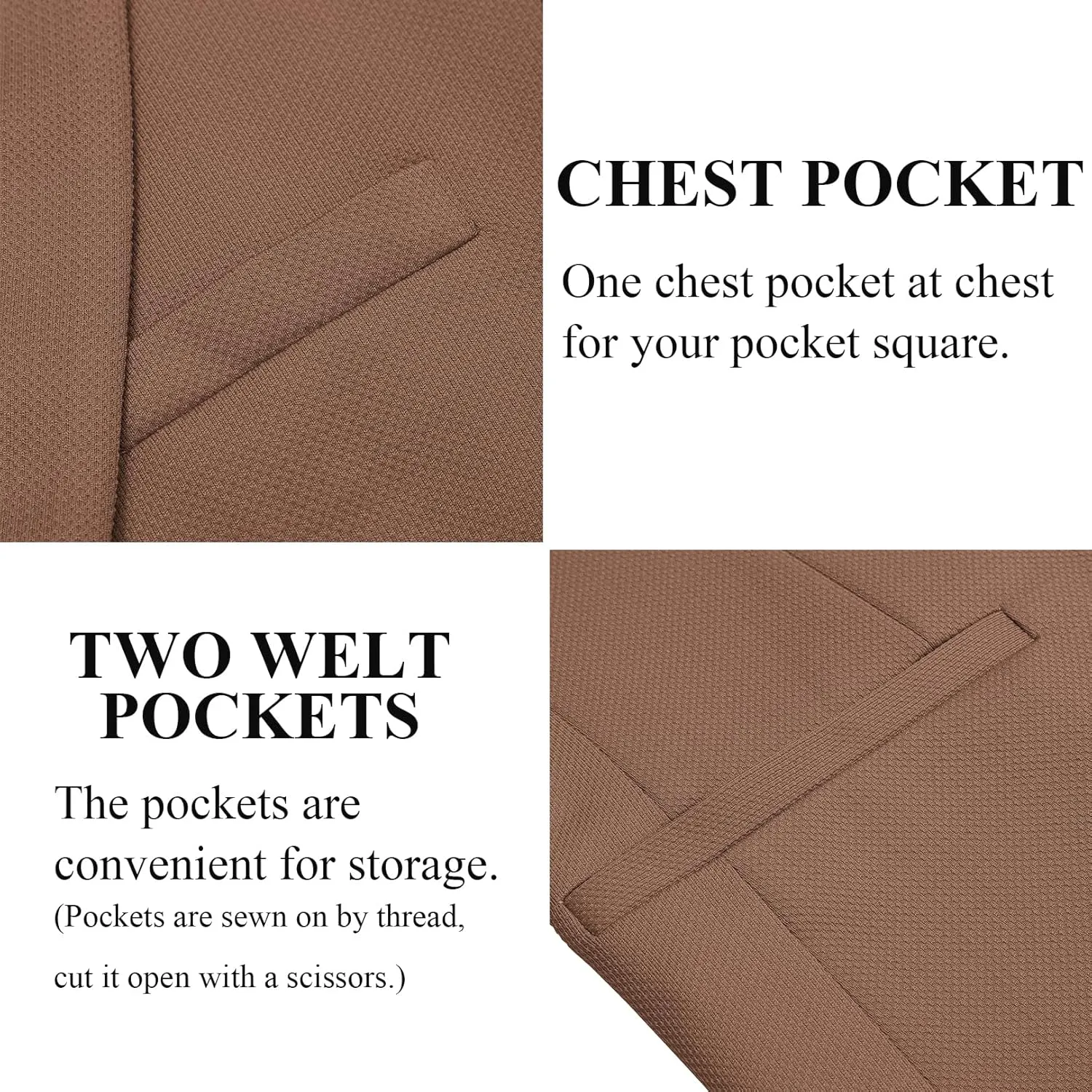 COOFANDY Men's Casual Blazer Slim Fit Suit Jackets Two Button Lightweight Knit Sport Coat