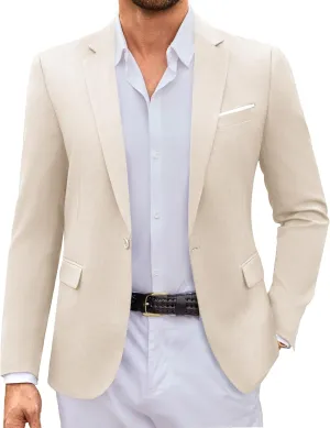 COOFANDY Mens Casual Blazer Suit Jackets One Button Sport Coats Lightweight Business Sports Jackets
