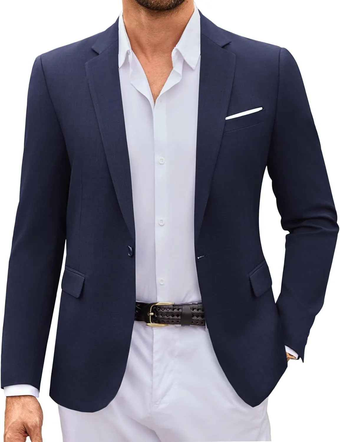 COOFANDY Mens Casual Blazer Suit Jackets One Button Sport Coats Lightweight Business Sports Jackets