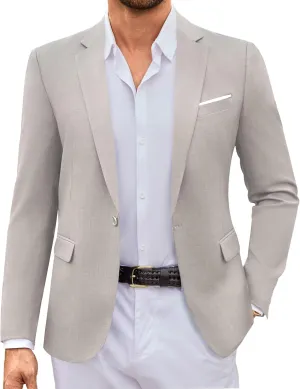 COOFANDY Mens Casual Blazer Suit Jackets One Button Sport Coats Lightweight Business Sports Jackets