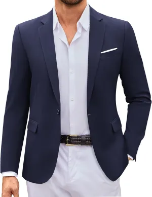COOFANDY Mens Casual Blazer Suit Jackets One Button Sport Coats Lightweight Business Sports Jackets