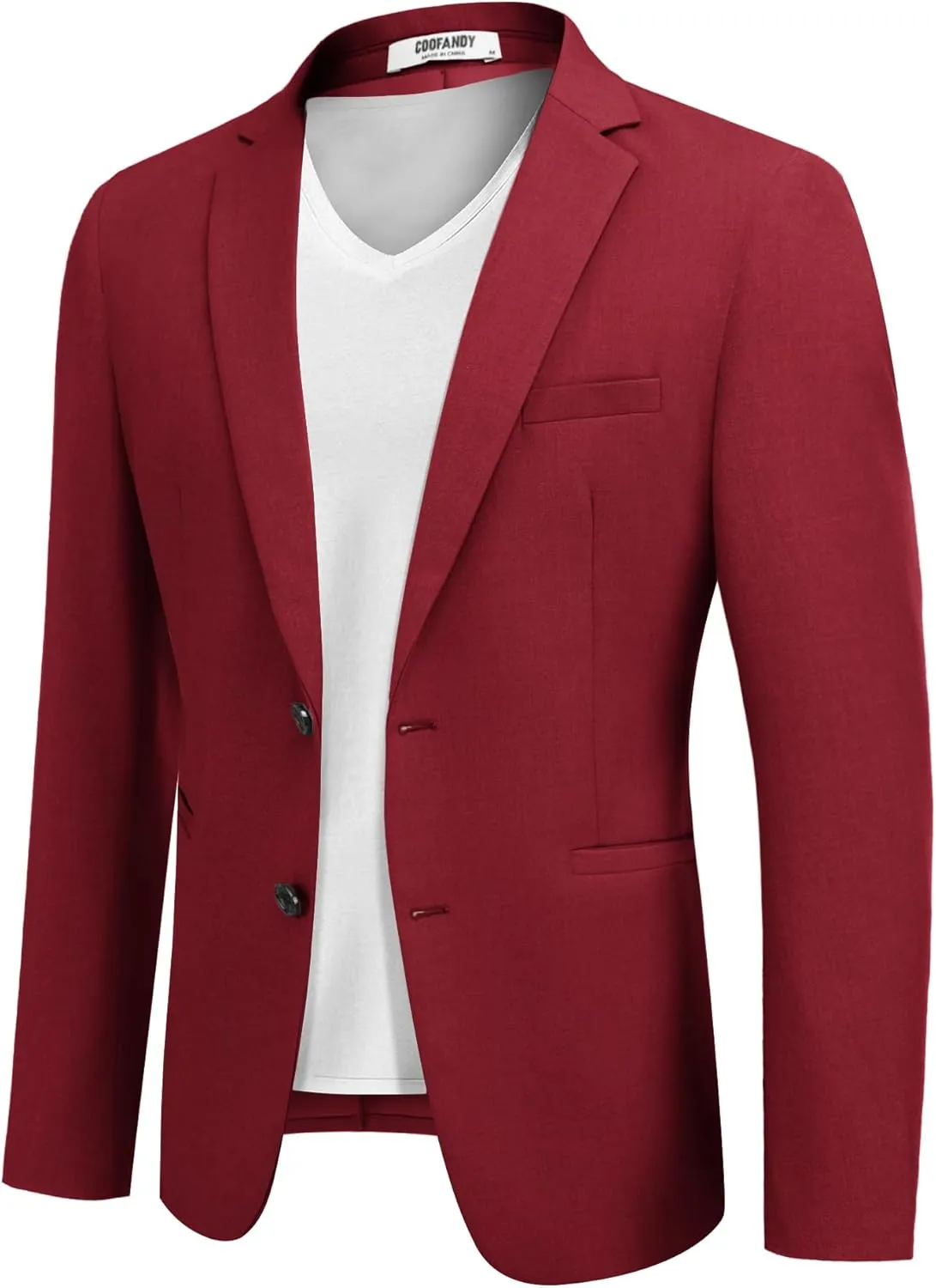 COOFANDY Mens Casual Sport Coat Slim Fit Lightweight Blazers Jacket Two Button Business Suit Jackets