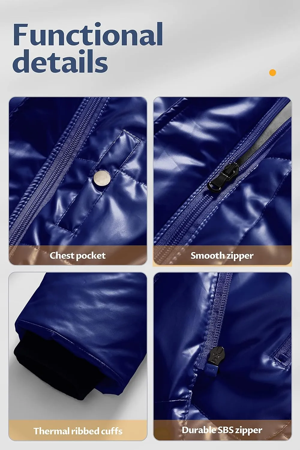 CREATMO US Girl's Long Length Winter Coat Parka Water Resistant Puffer Jacket With Fleece Lining