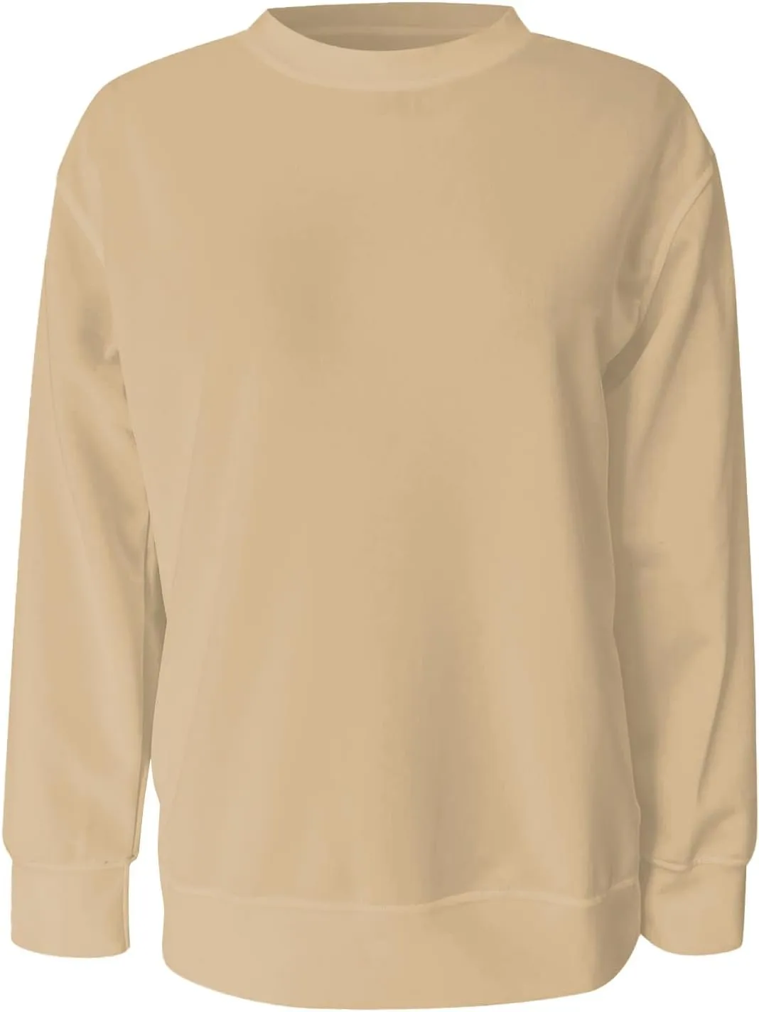 Crew Neck Fall Sweatshirts For Women Long Sleeve Casual Tops Trendy Gradient Color Sweatshirts Winter Pullover Outfit