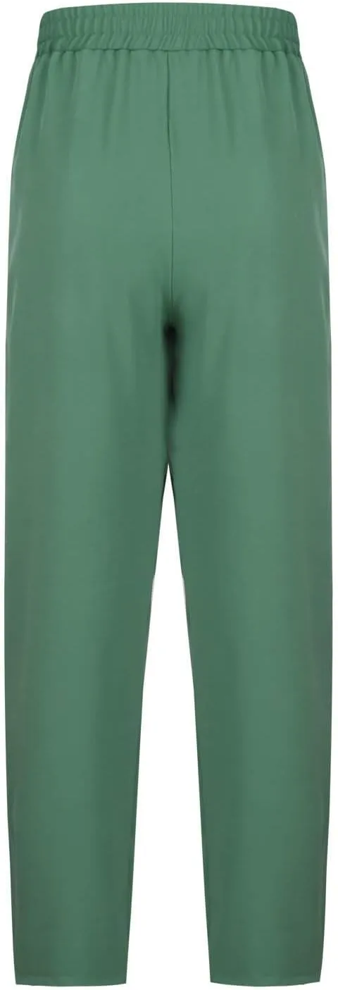 Dressy High Waist Wide Leg for Women Business Work Casual Pants Elegant Loose Fit Solid Straight Leg Trousers