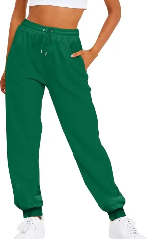Febecool Cargo Pants Women Fashion Sport Solid Color Blocking Drawstring Pocket Casual Sweatpants Pants