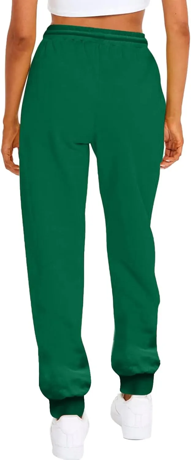 Febecool Cargo Pants Women Fashion Sport Solid Color Blocking Drawstring Pocket Casual Sweatpants Pants