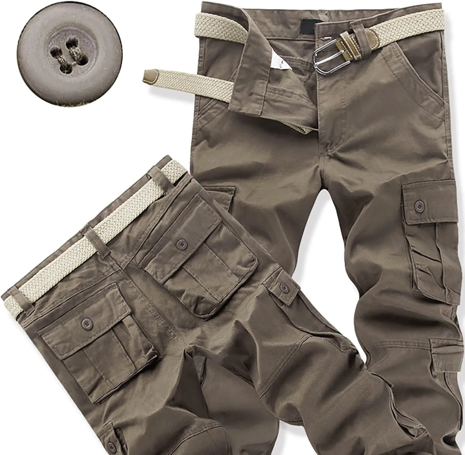 Gear Men's Hiking Tactical Sweatpants Waist Denim Long Pants Men's Casual Cargo Pants Sweatpants for Men Men's Camo