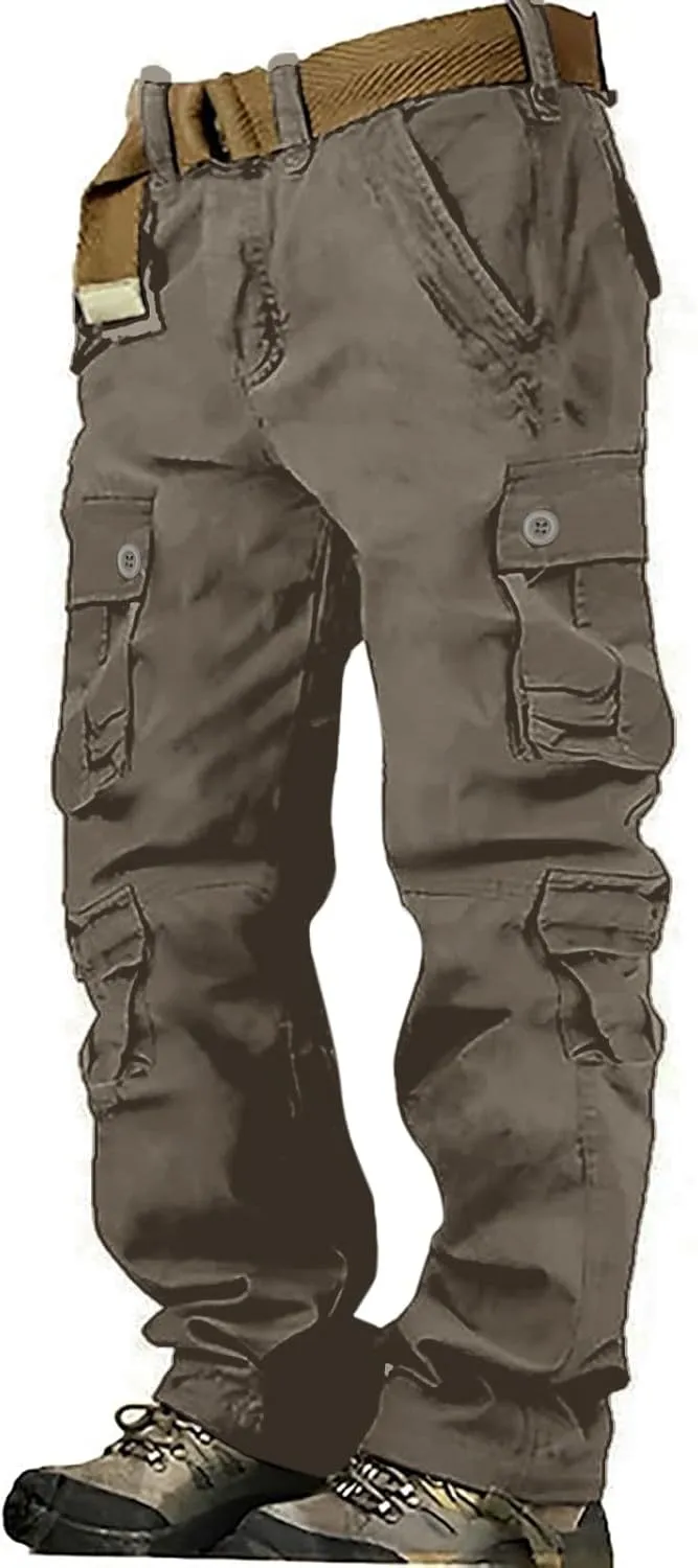 Gear Men's Hiking Tactical Sweatpants Waist Denim Long Pants Men's Casual Cargo Pants Sweatpants for Men Men's Camo