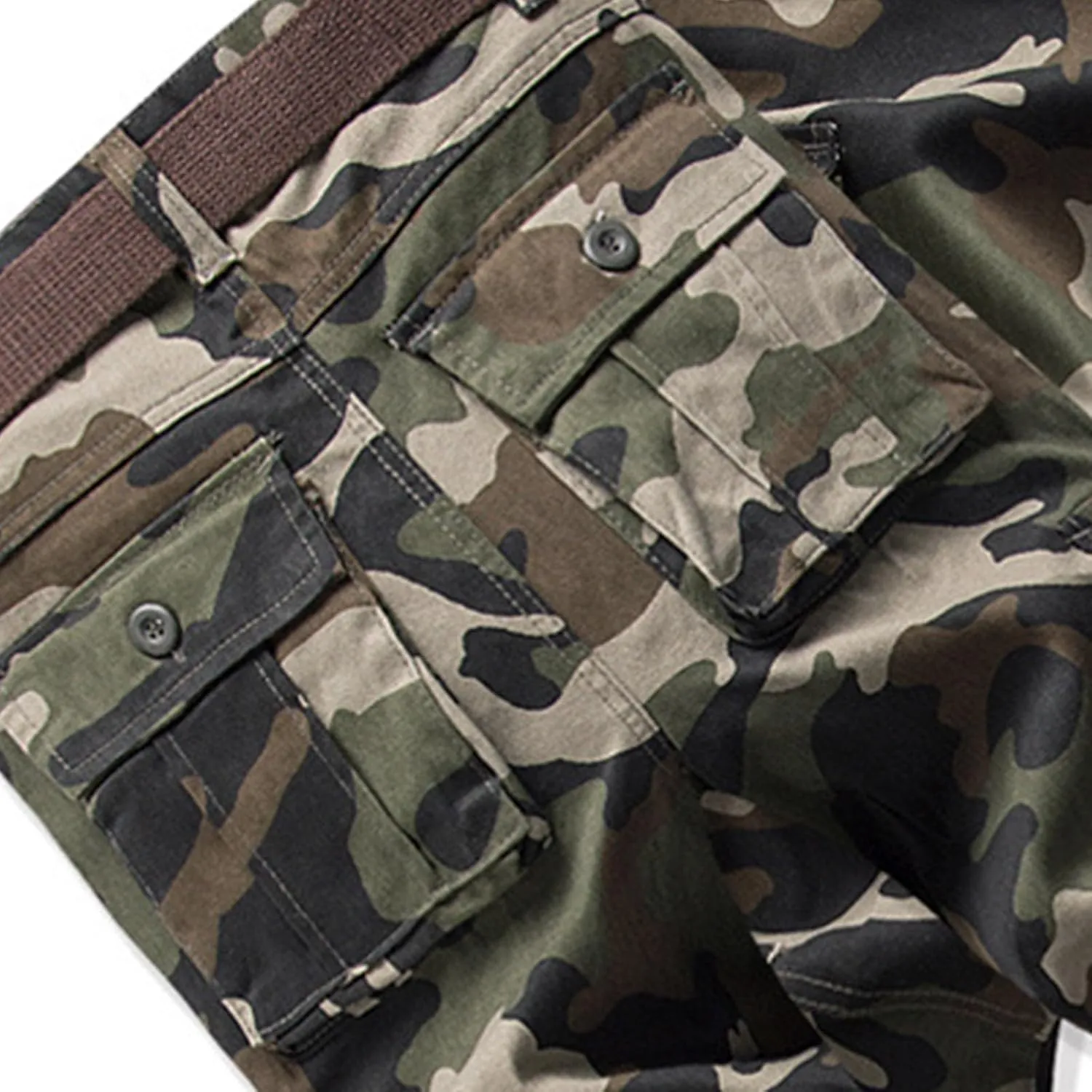 Gear Men's Hiking Tactical Sweatpants Waist Denim Long Pants Men's Casual Cargo Pants Sweatpants for Men Men's Camo