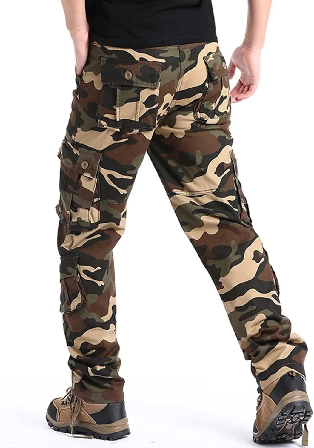 GIERIDUC Men's Wide Leg Flare Sweatpants Wide Leg Corduroy Pants for Men Running Tights with Pocket Breathable Workout Pants