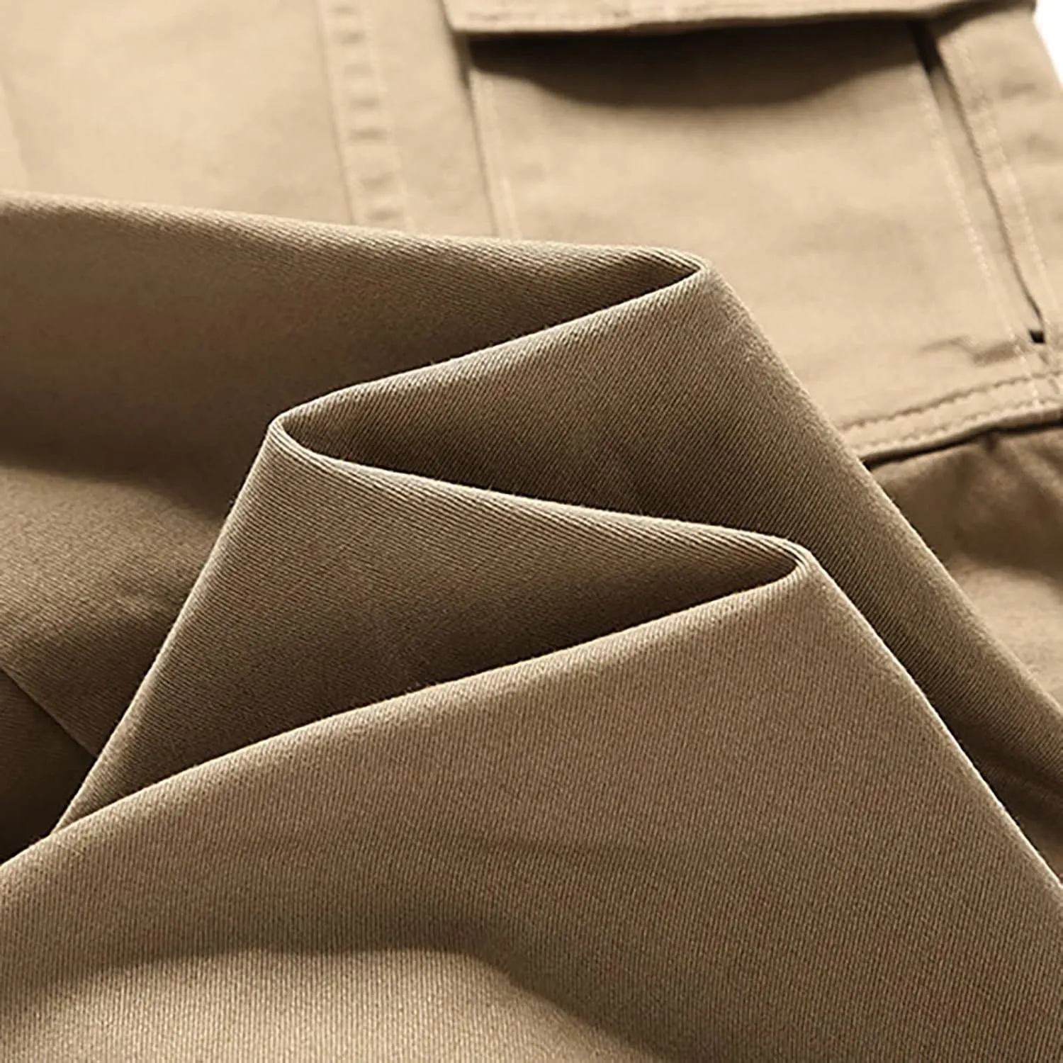 GIERIDUC Men's Wide Leg Flare Sweatpants Work Pants for Men Cargo Pocket Mens Gabardine Dress Pants Essential Jogging Pants