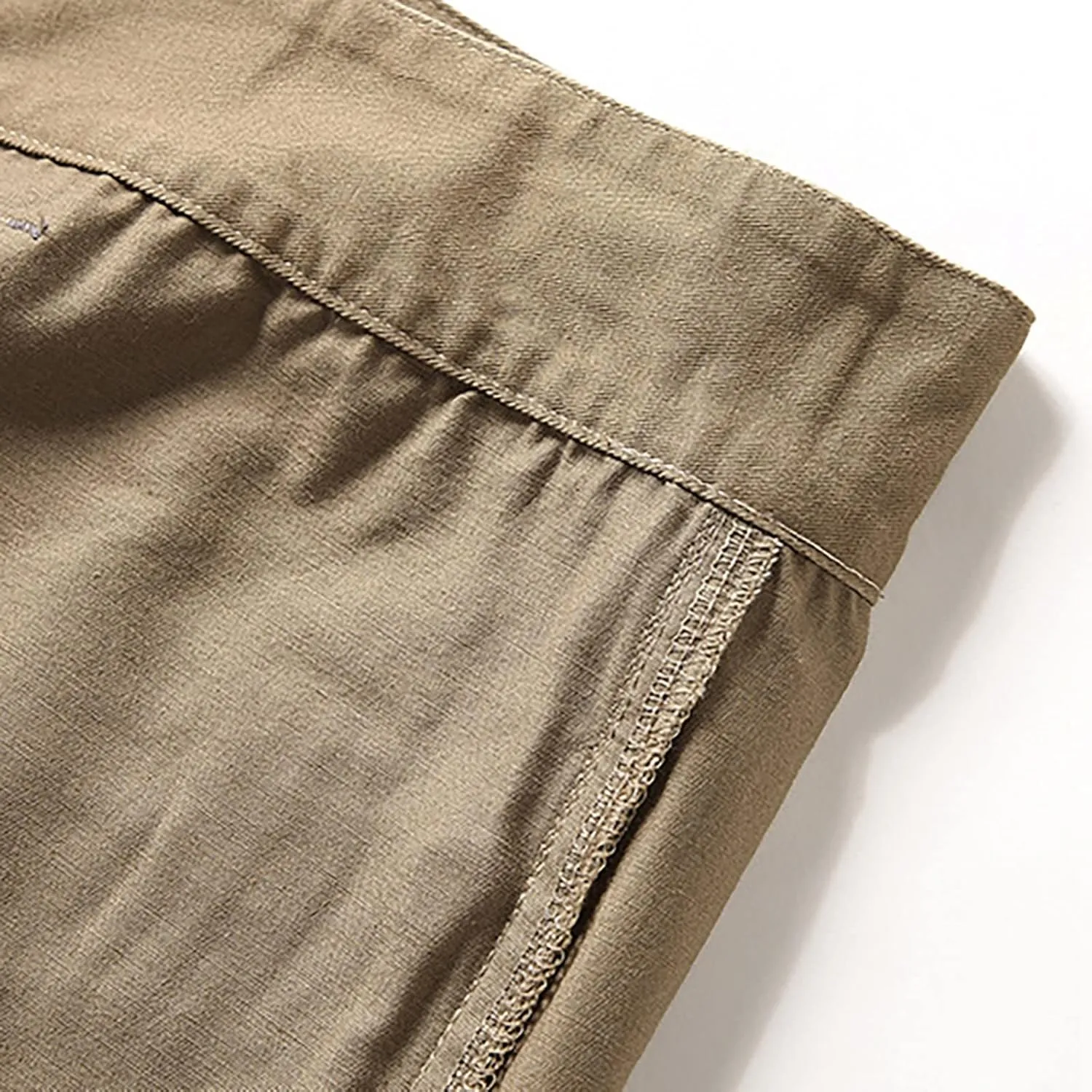 GIERIDUC Men's Wide Leg Flare Sweatpants Work Pants for Men Cargo Pocket Mens Gabardine Dress Pants Essential Jogging Pants