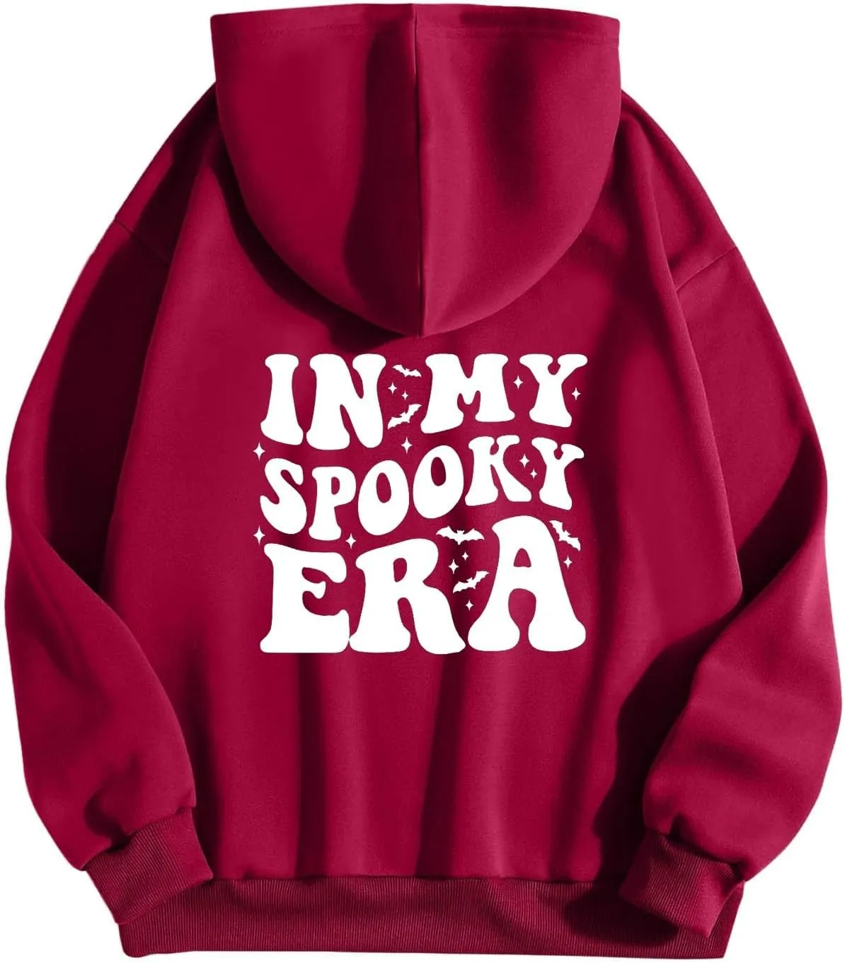Halloween Hoodies for Teen Girls Spooky Season Letter Print Cute Halloween Sweatshirt Casual Trendy Halloween Clothes