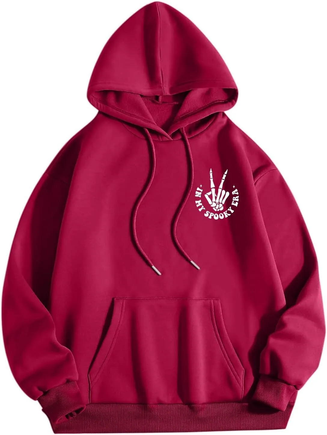Halloween Hoodies for Teen Girls Spooky Season Letter Print Cute Halloween Sweatshirt Casual Trendy Halloween Clothes