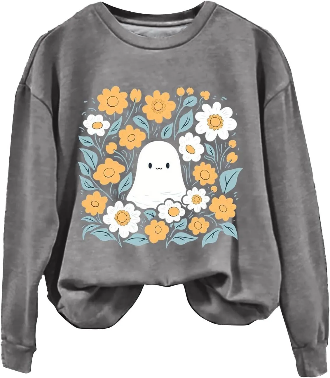 Halloween Sweatshirts For Women Witches Women Sisters Tops Witch Graphic Sweatshirts Pumpkin Face Lightweight