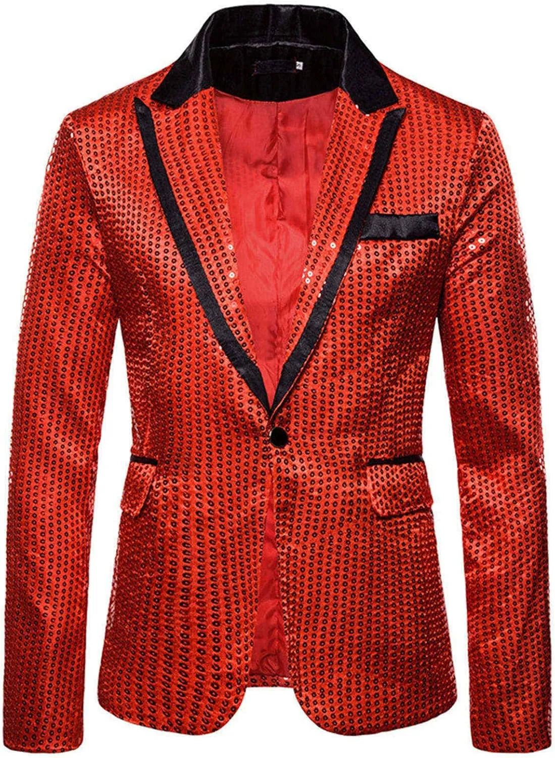 LCMTWX Blazers for Men Men's Fashion Coats Casual Pocket Button Suit Jacket Buckle Loved Printed Track Suit Set for Men