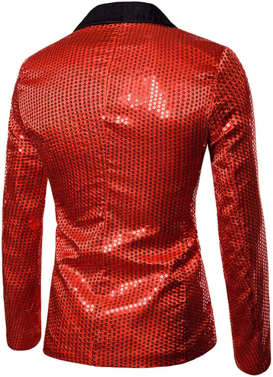 LCMTWX Blazers for Men Men's Fashion Coats Casual Pocket Button Suit Jacket Buckle Loved Printed Track Suit Set for Men