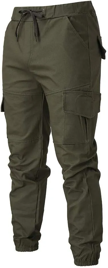 LCMTWX Cargo Pants for Men Multi-Pocket Color Pants Casual Men's Leggings Men's Pants Active Athletic Workout Jogger