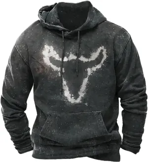 LCMTWX Men'S Sweatshirts Winter Vintage Long Sleeve Hoodie Half Zipper Hooded Sweatshirt Top Workwear For