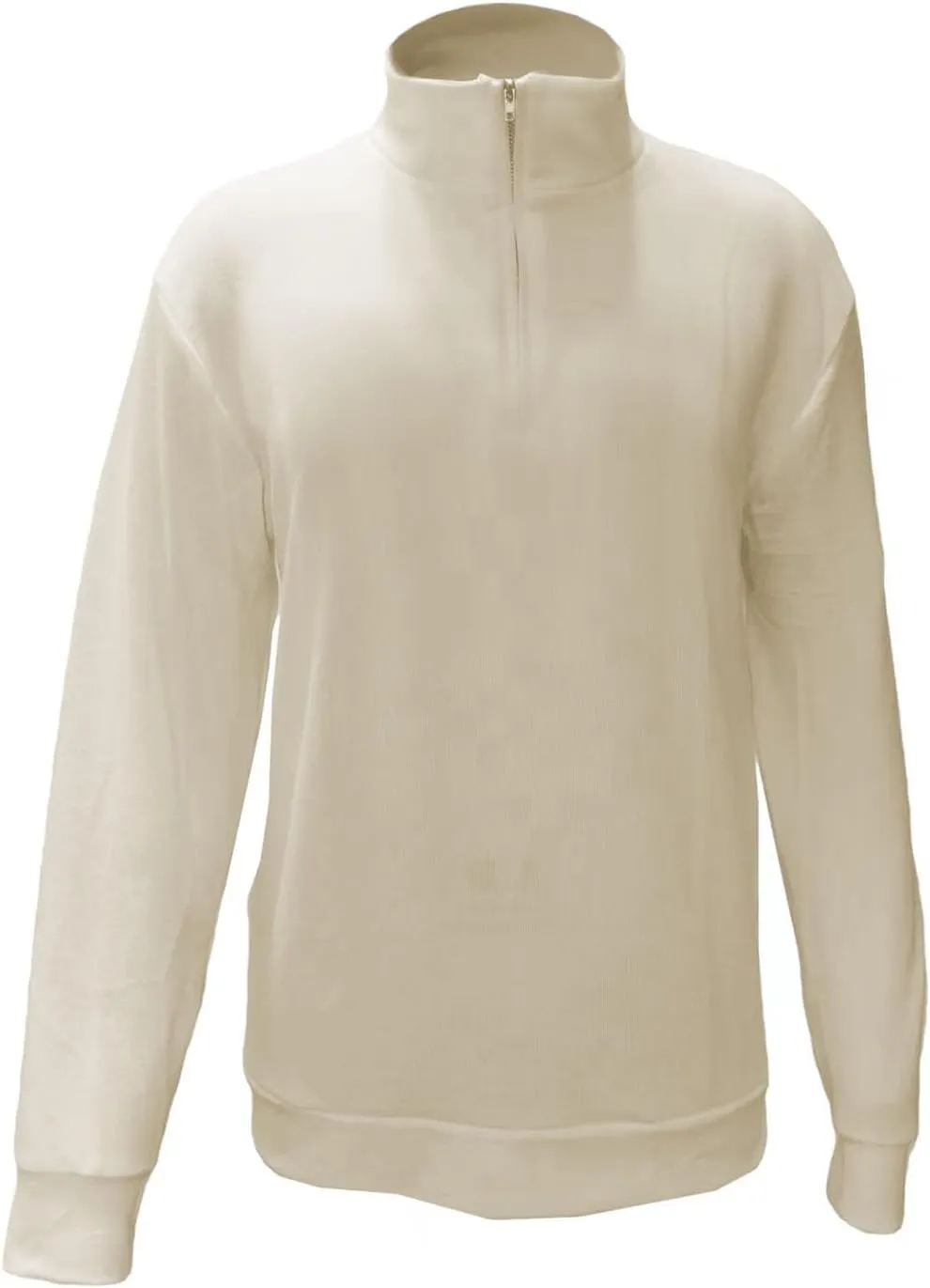 Men Fleece Cotton Sweatshirts Oversize Quarter Zip Mock Neck Casual Golf Pullover Sweater Fall Winter Warm Polo Tops