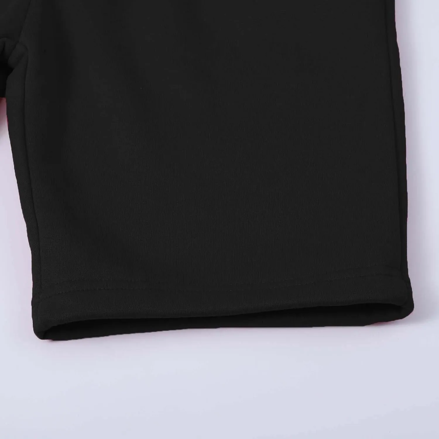 Mens 2 Piece Jogger Set Leisure Splicing Zipper Sweater Pants Sports Suit Casual Jogging Athletic Suits Black Hoodie