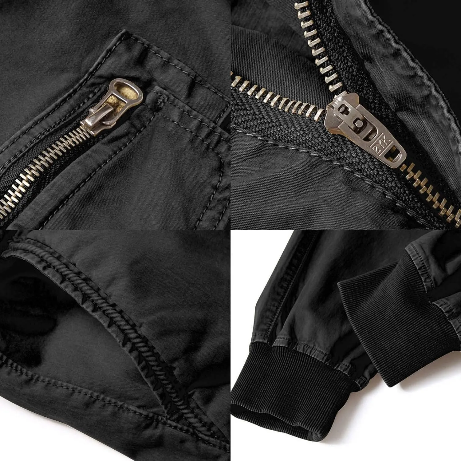 Mens Casual Joggers Cargo Pants Elastic Drawstring Chino Tactical Work Pants Outdoor Hiking Tapered Track Sweatpants