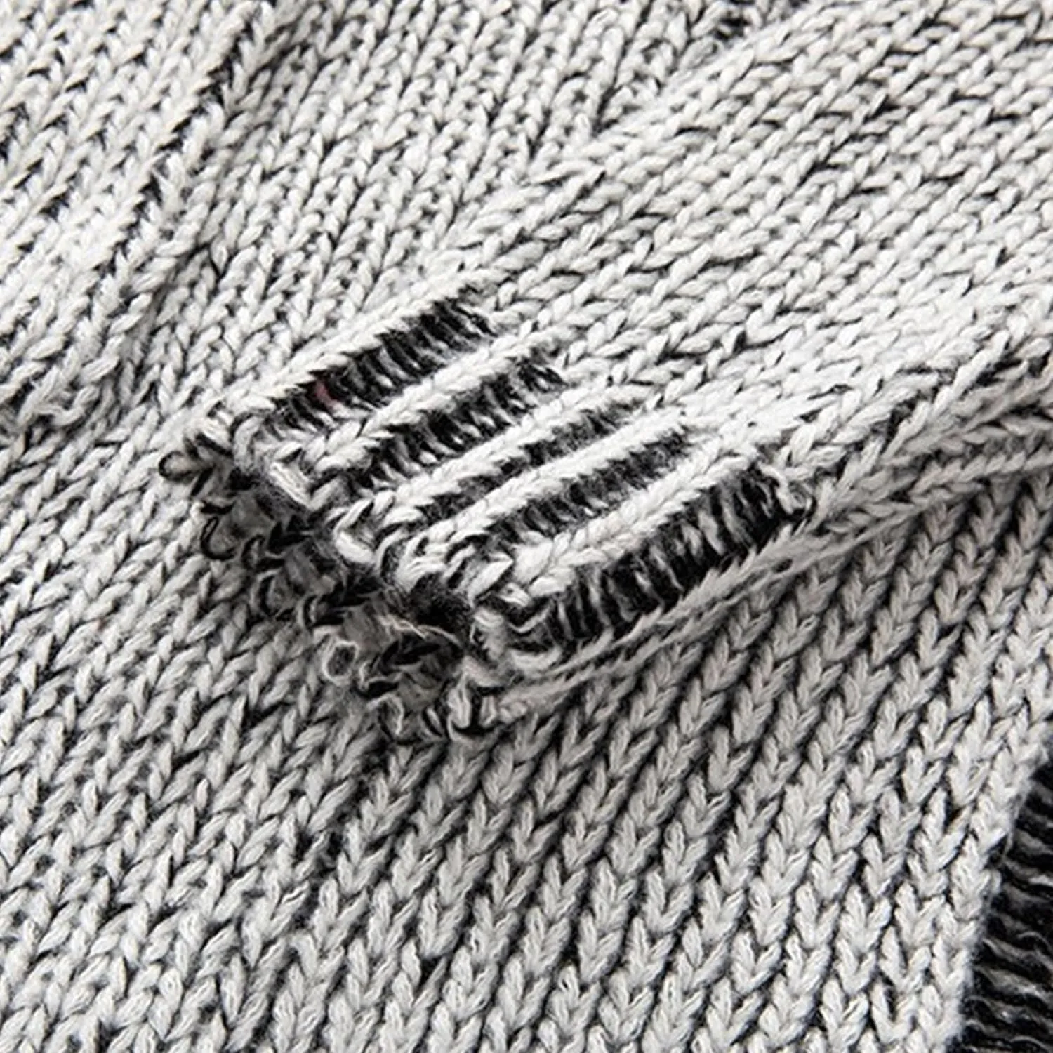 Mens Casual Long Open Front Cardigan Cable Ribbed Knitted Sweaters Trendy Lightweight Hooded Knitted Cardigans