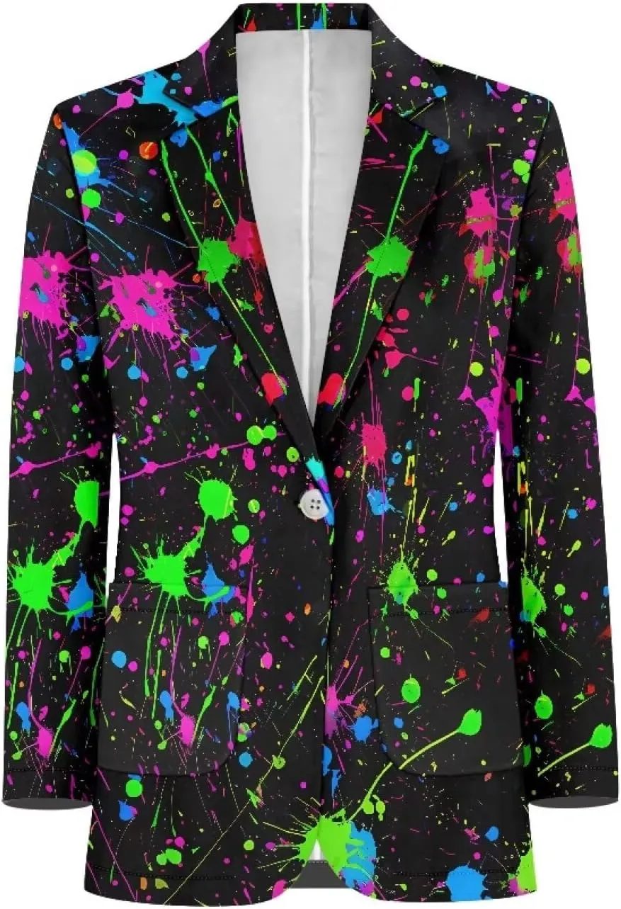 Men's Casual One Button Travel Blazers Classic Notch Lapel Suits with Pocket Formal Sport Jackets Casual Coats