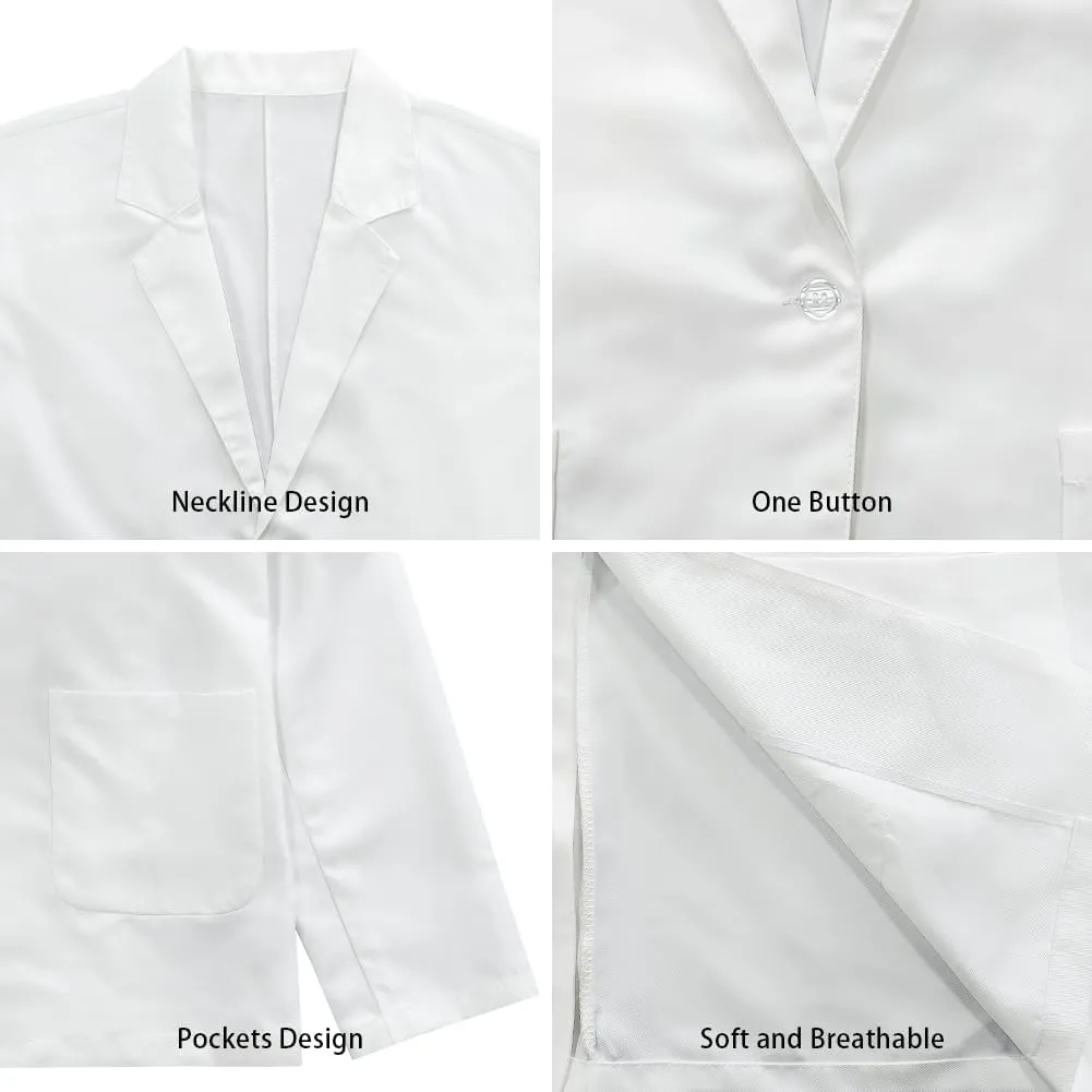Men's Casual One Button Travel Blazers Classic Notch Lapel Suits with Pocket Formal Sport Jackets Casual Coats