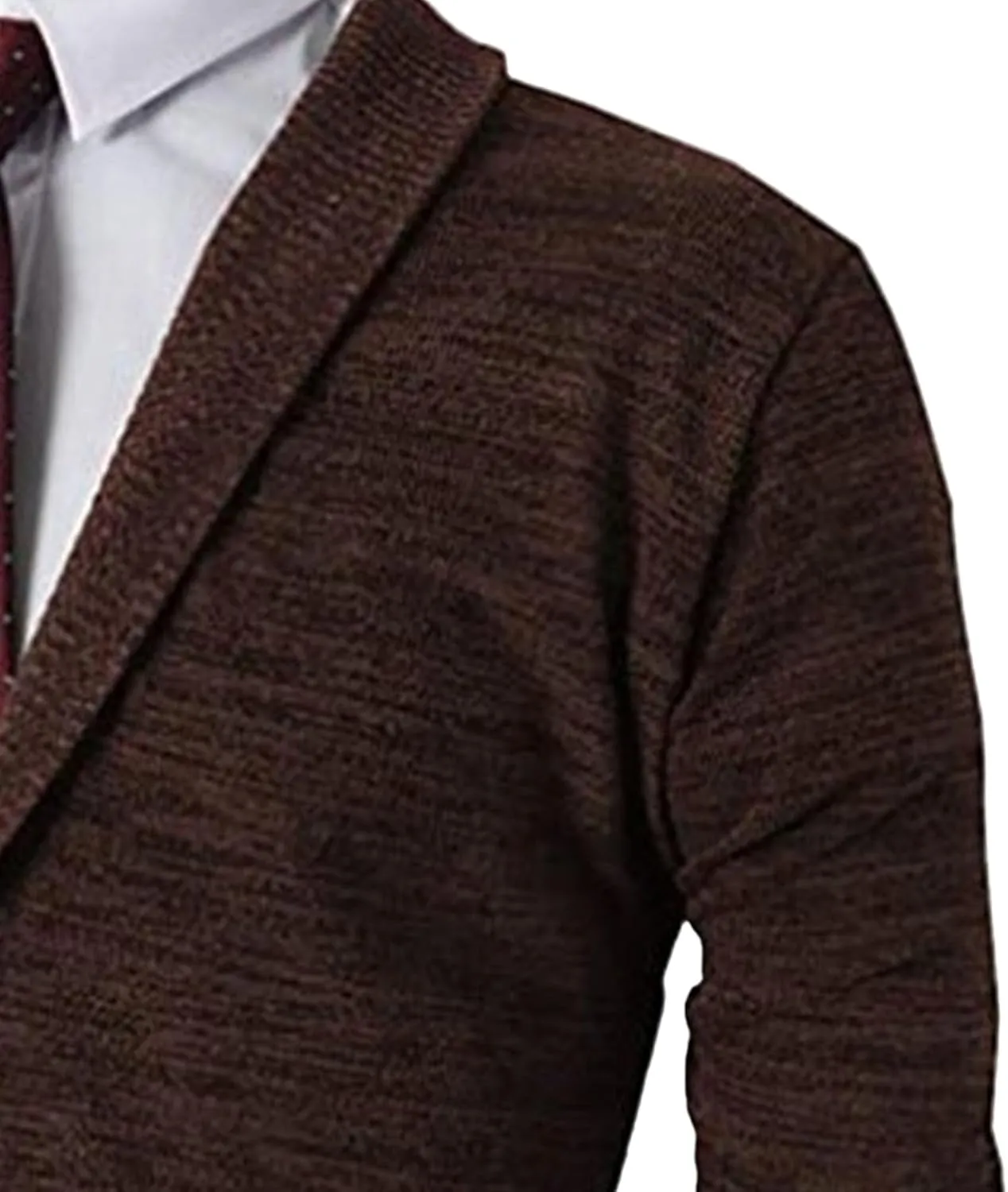 Mens Casual Open Front Long Sleeve Button up V-Neck Knitted Sweaters Causal Slim Fit Cardigans Pocket