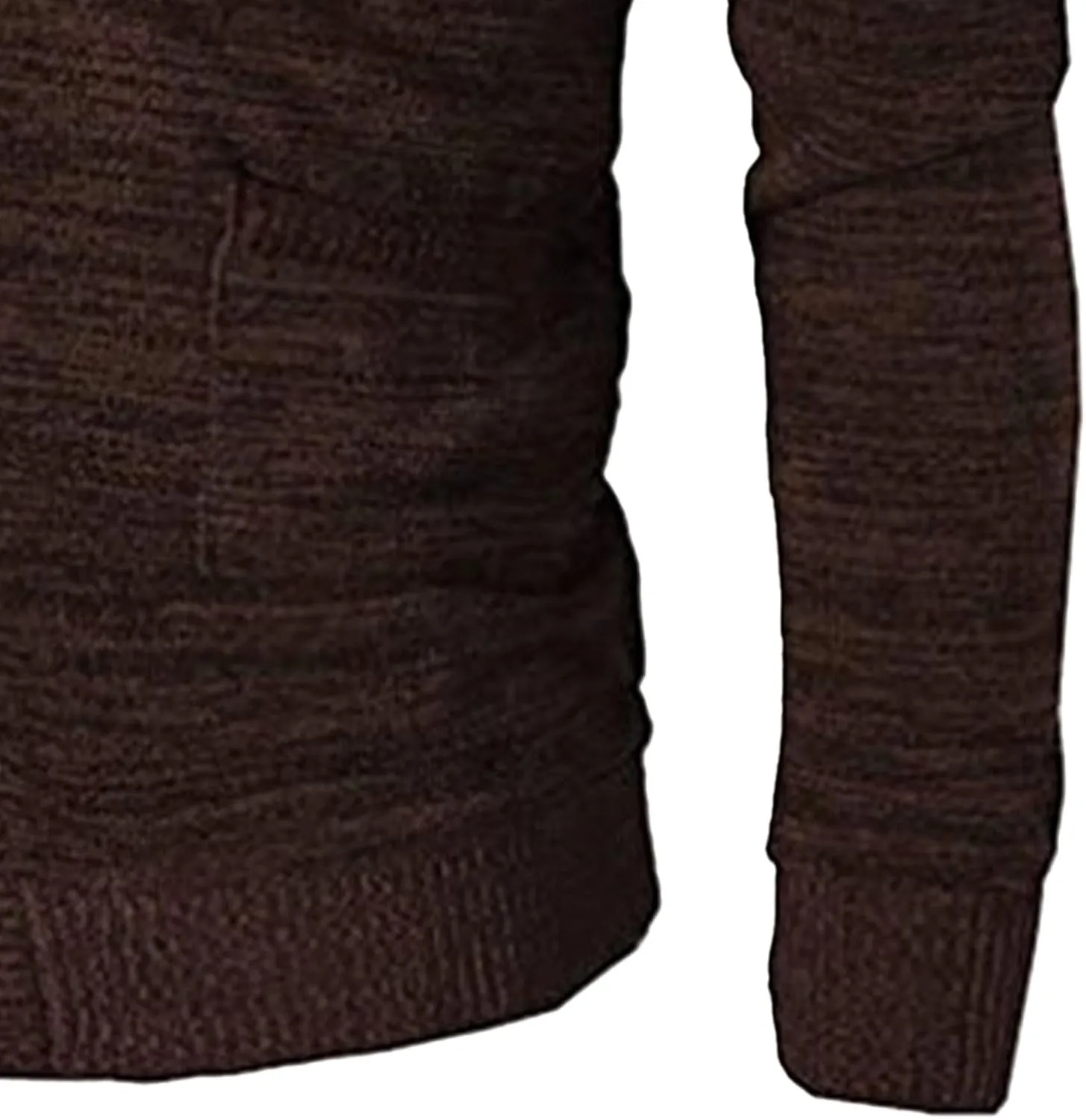 Mens Casual Open Front Long Sleeve Button up V-Neck Knitted Sweaters Causal Slim Fit Cardigans Pocket