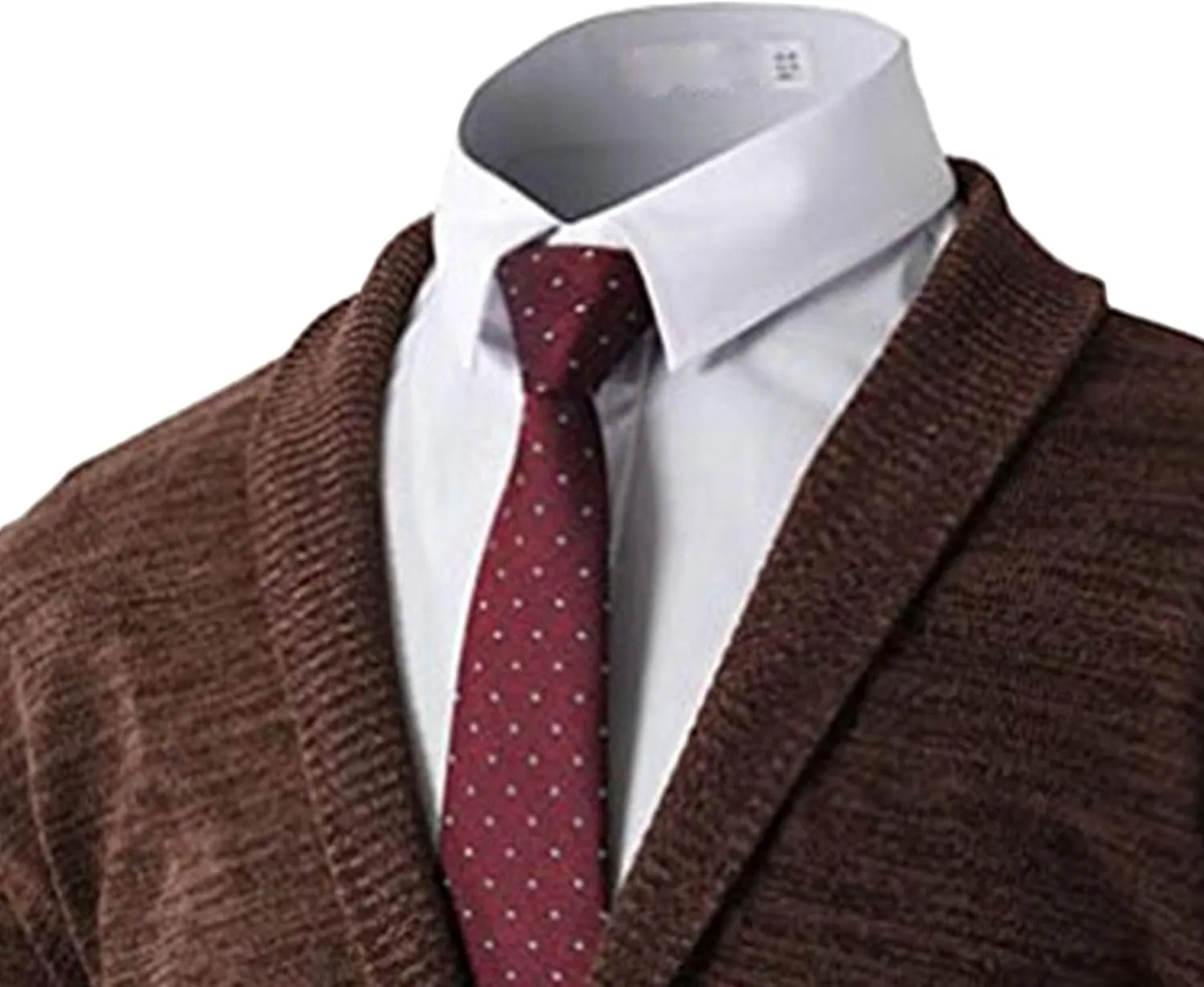 Mens Casual Open Front Long Sleeve Button up V-Neck Knitted Sweaters Causal Slim Fit Cardigans Pocket