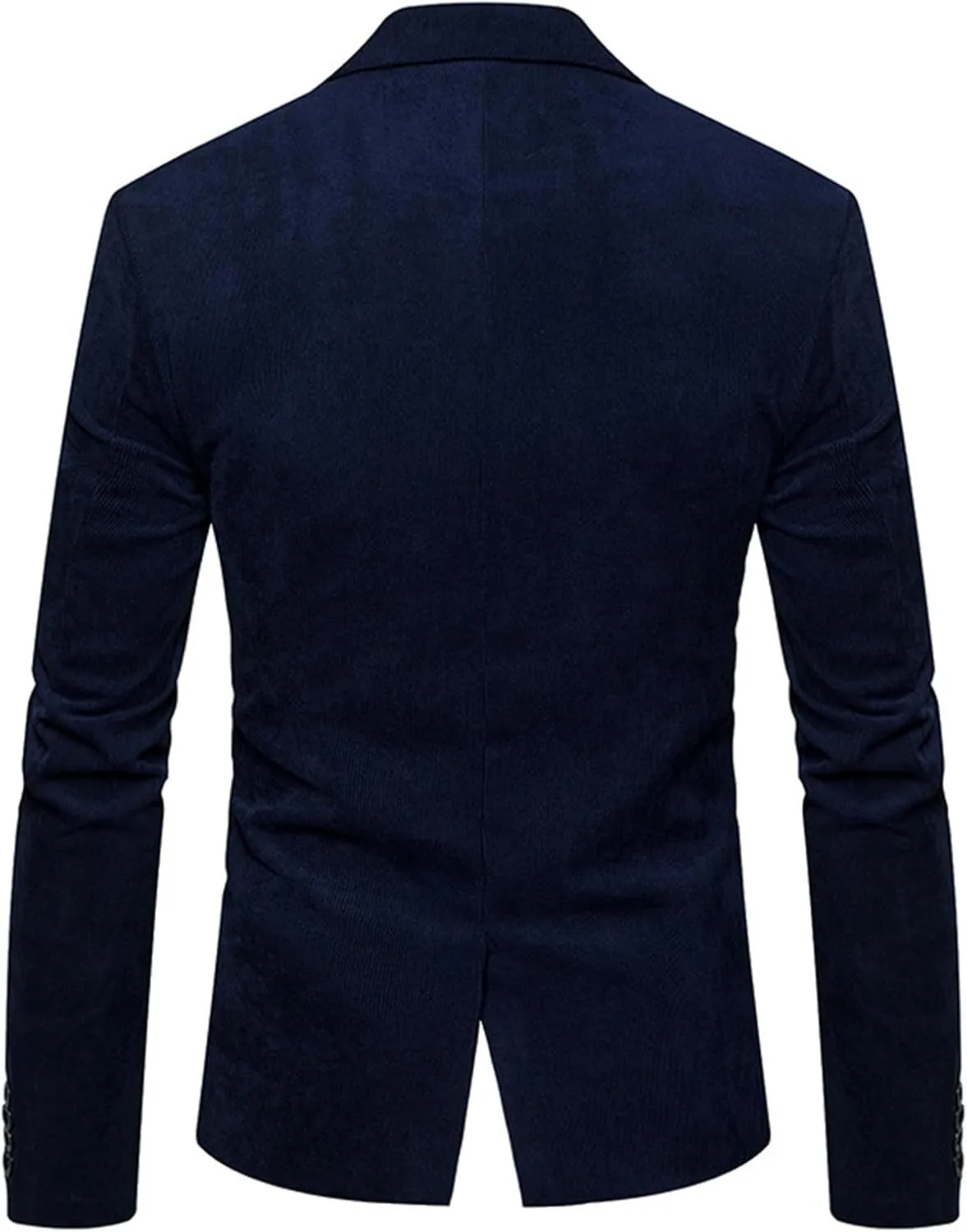 Men's Fall & Winter Slim Fit Corduroy Suit Jacket Blazer Velvet Blazer One Button Closure for Weddings Parties Dinner