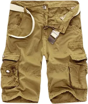 Men's Hiking Work Cargo Shorts Big & Tall Tactical Wild Army Combat Sports Outdoor Athletic Shorts with Multi Pockets