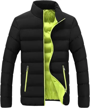 Men's Jackets Puffer Warms Windproof Packable Lightweight Down Insulated Packable Coats Full Zip Puffy Down Jacket