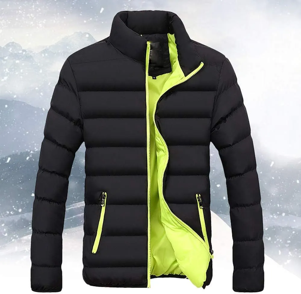 Men's Jackets Puffer Warms Windproof Packable Lightweight Down Insulated Packable Coats Full Zip Puffy Down Jacket