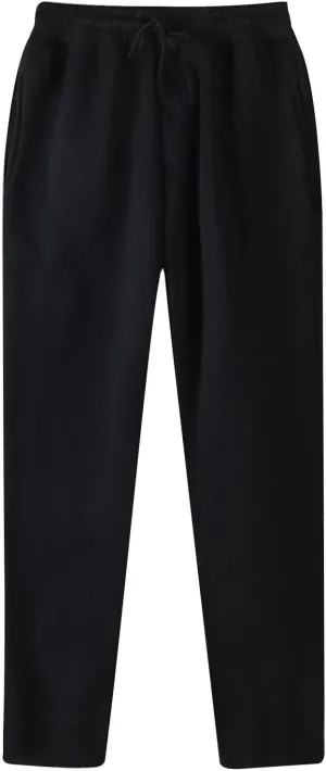 Men's Joggers Pants with Pockets Athletic Workout Running Sweatpants Solid Straight Pants Casual Wide Leg Trousers